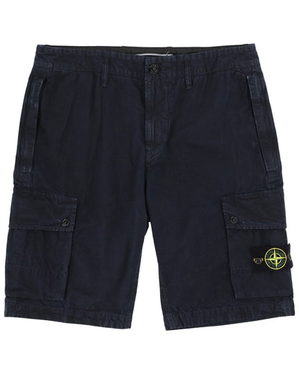 CARGO SHORTS WITH LOGO PATCH