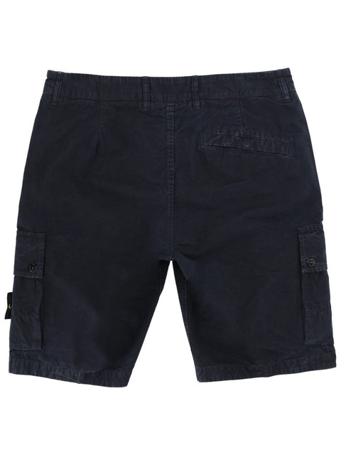 CARGO SHORTS WITH LOGO PATCH