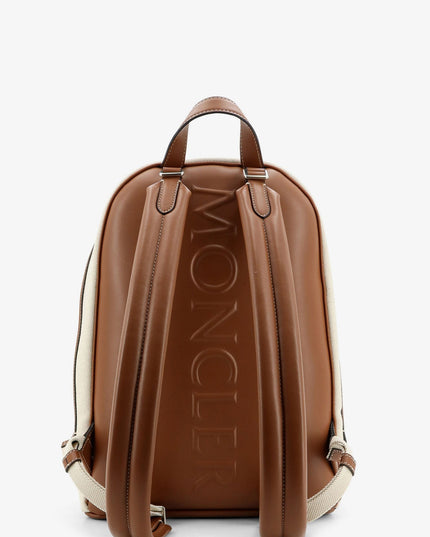 Carlo canvas backpack with embossed Moncler logo