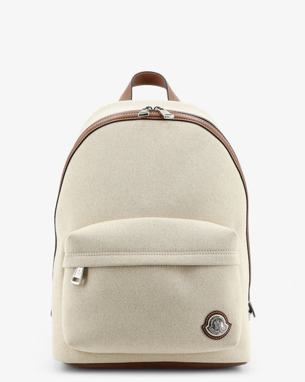 Carlo canvas backpack with embossed Moncler logo