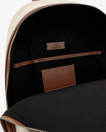 Carlo canvas backpack with embossed Moncler logo