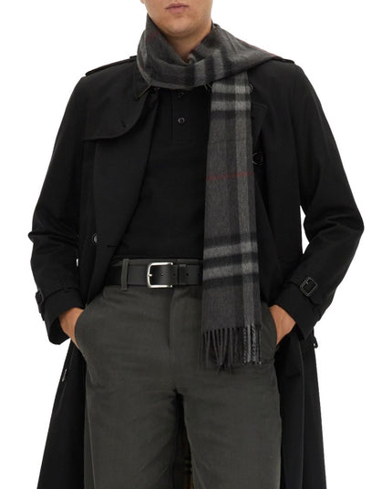 CASHMERE CHECK SCARF