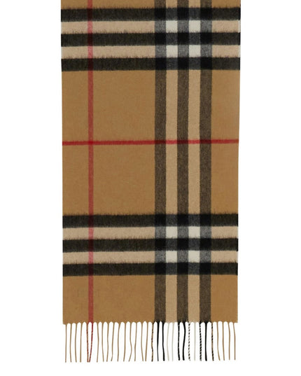 CASHMERE CHECK SCARF
