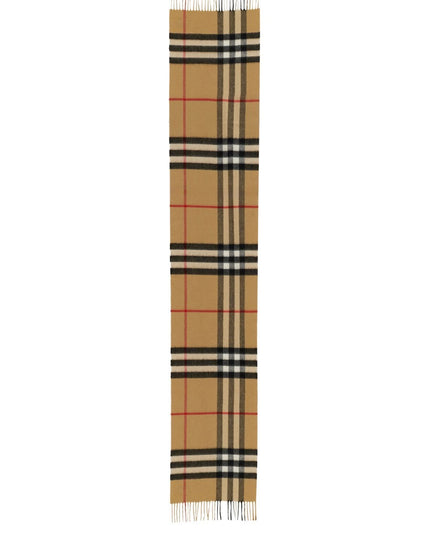CASHMERE CHECK SCARF