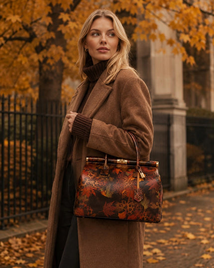 ZEEN | NORA Bosco d’Automne | Ledertasche | Made in Italy