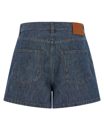 Chambray Denim Shorts