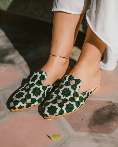 Leather Slippers Tamghra-1
