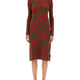 CHECK WOOL BLEND DRESS