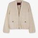 Checked cotton tweed jacket