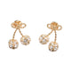 "CHERRYFIC" EARRINGS WITH RHINESTONES
