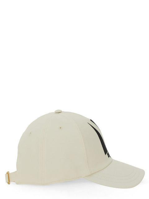 "CHEZ VALENTINO" EMBROIDERED BASEBALL CAP