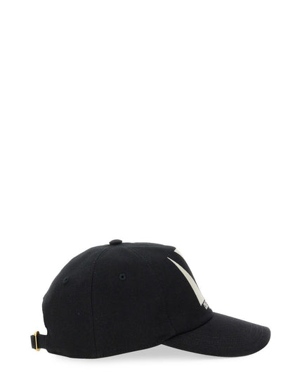 "CHEZ VALENTINO" EMBROIDERED BASEBALL CAP