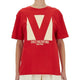 "CHEZ VALENTINO" PRINT T-SHIRT