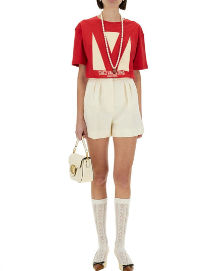 "CHEZ VALENTINO" PRINT T-SHIRT
