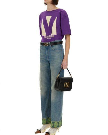 "CHEZ VALENTINO" PRINT T-SHIRT