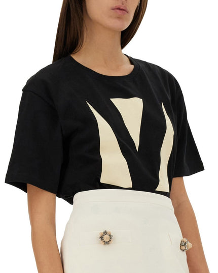 "CHEZ VALENTINO" PRINT T-SHIRT
