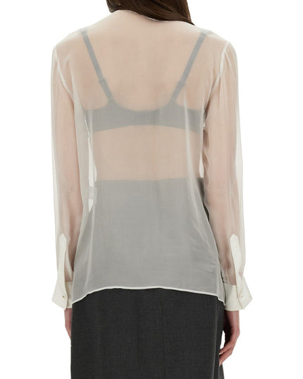 CHIFFON SHIRT WITH BOW