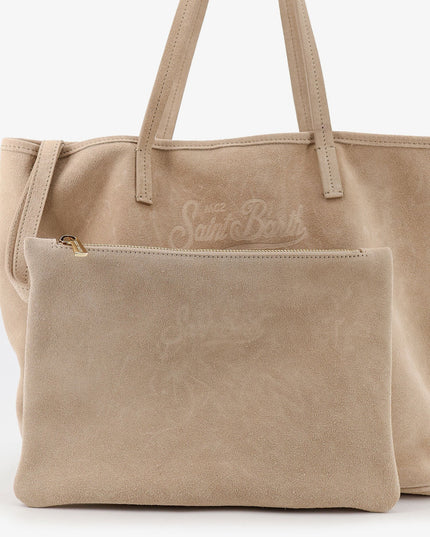 City bag shoulder bag in suede