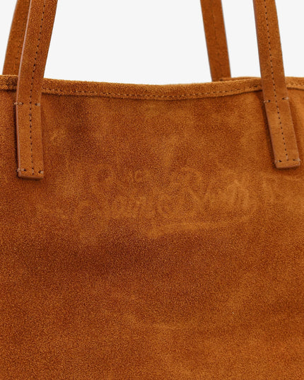 City suede shoulder bag