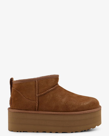 Classic Ultra Mini Platform suede ankle boots