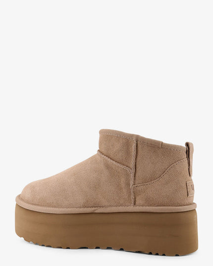 Classic Ultra Mini Platform suede ankle boots