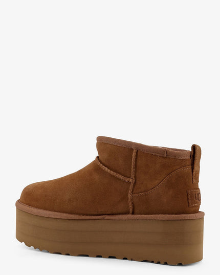 Classic Ultra Mini Platform suede ankle boots