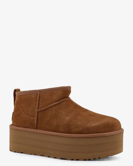 Classic Ultra Mini Platform suede ankle boots