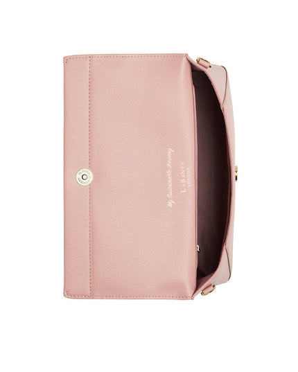 LaBante London | Alder Clutch & Crossbody Bag | Vegan | Nude
