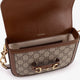 Coated canvas Gucci Horsebit 1955 crossbody bag with GG Supreme motif