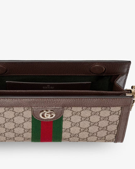 Coated canvas Ophidia shoulder bag