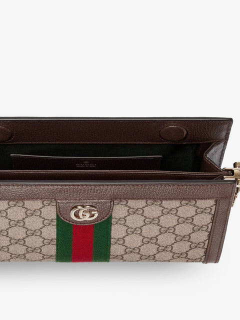 Coated canvas Ophidia shoulder bag