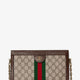 Coated canvas Ophidia shoulder bag