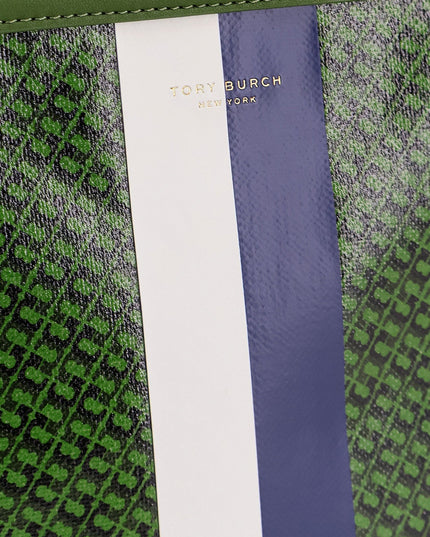 Coated canvas The Racer Tote shoulder bag with all-over logo