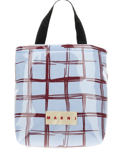 COATED CANVAS TOTE BAG