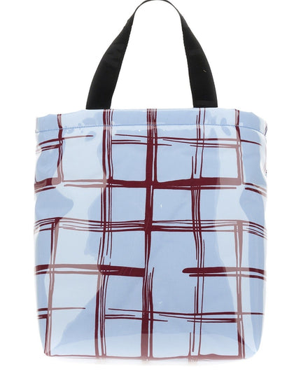 COATED CANVAS TOTE BAG