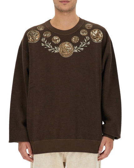 COIN PRINT SWEATSHIRT