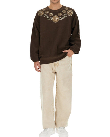 COIN PRINT SWEATSHIRT