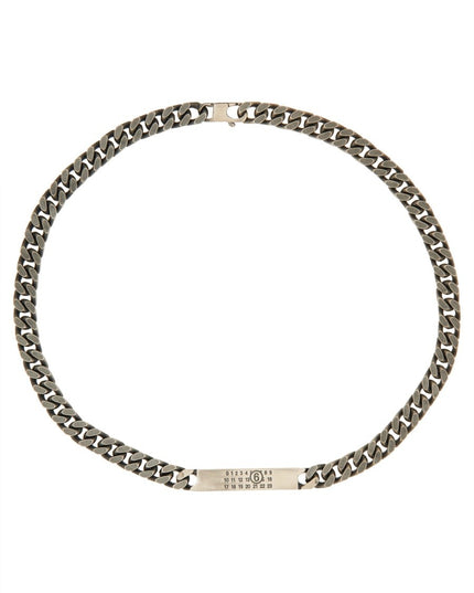 COLLANA A CATENA CON LOGO "NUMERIC SIGNATURE"