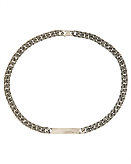 COLLANA A CATENA CON LOGO "NUMERIC SIGNATURE"