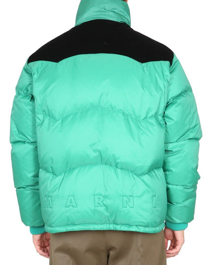 COLOR-BLOCK DOWN JACKET