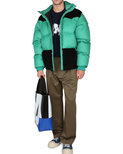 COLOR-BLOCK DOWN JACKET