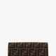 Continental With Chain Baguette FF jacquard fabric crossbody bag