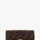 Continental With Chain Baguette FF jacquard fabric crossbody bag