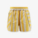 Cotton and linen shorts
