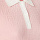Cotton and silk blend short dress with all-over FF motif