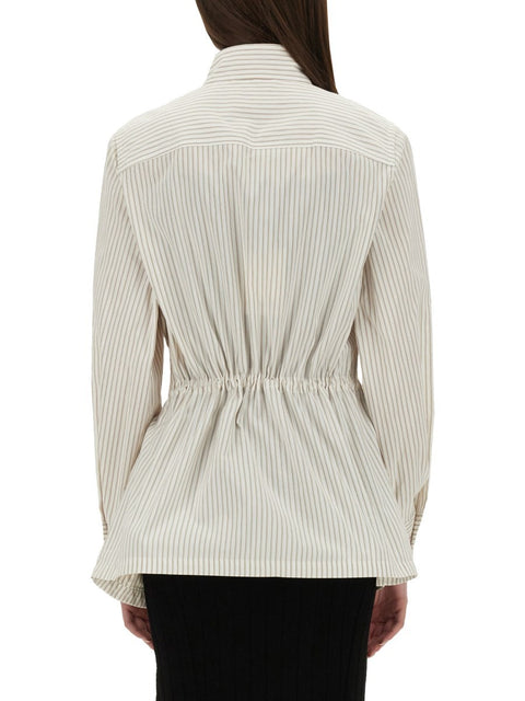 COTTON AND SILK BLOUSON
