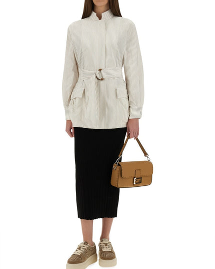 COTTON AND SILK BLOUSON