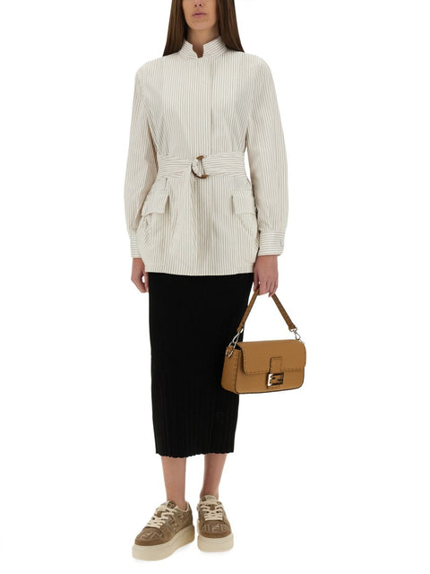 COTTON AND SILK BLOUSON