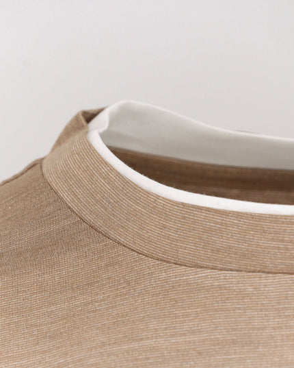 Cotton and silk T-shirt