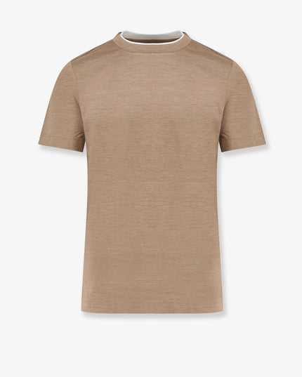 Cotton and silk T-shirt